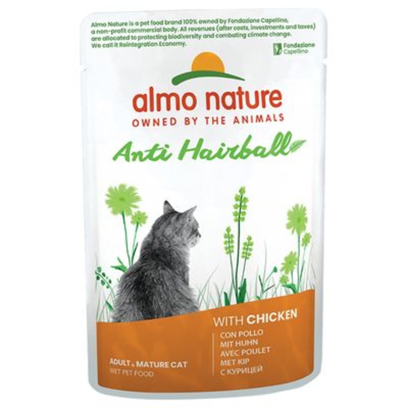 Almo Nature Holistic Anti-Hairball Pouches 70g