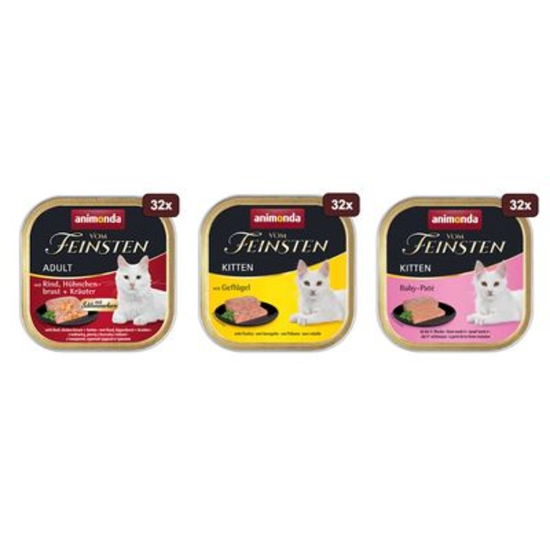 animonda Vom Feinsten Kitten Megapack 96 x 100g