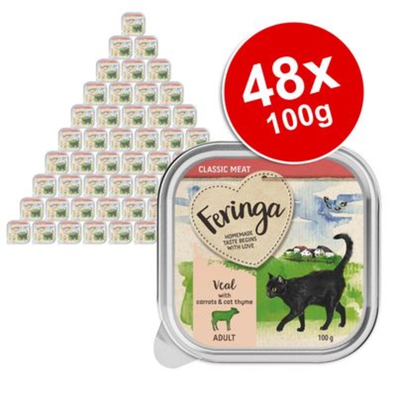 Feringa Classic Meat Menu Trays Saver Pack 48 x 100g