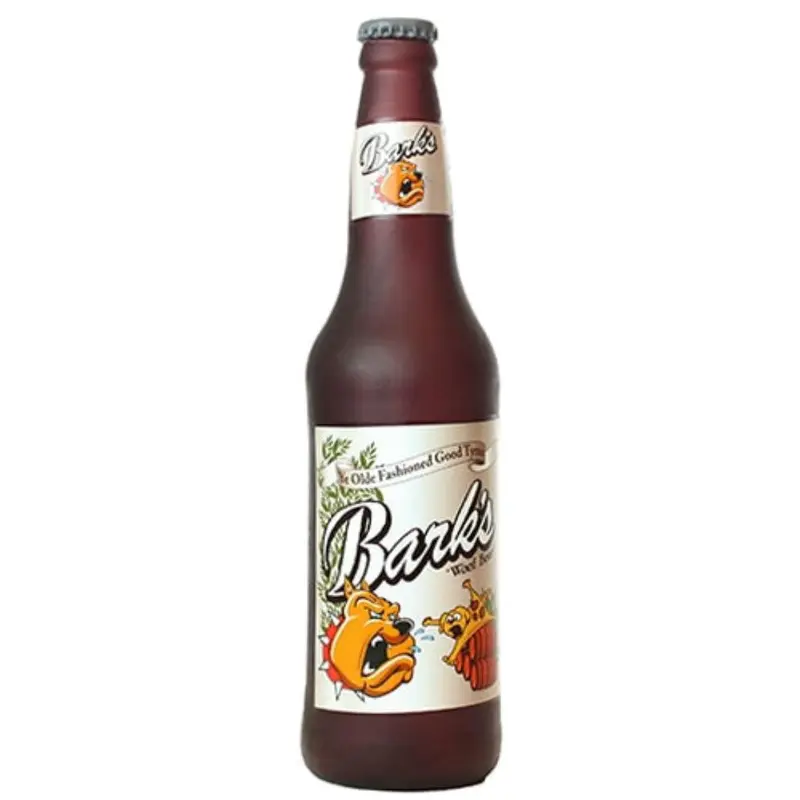 Silly Squeakers Beer Bottle Dog Toy - Bark's Woof