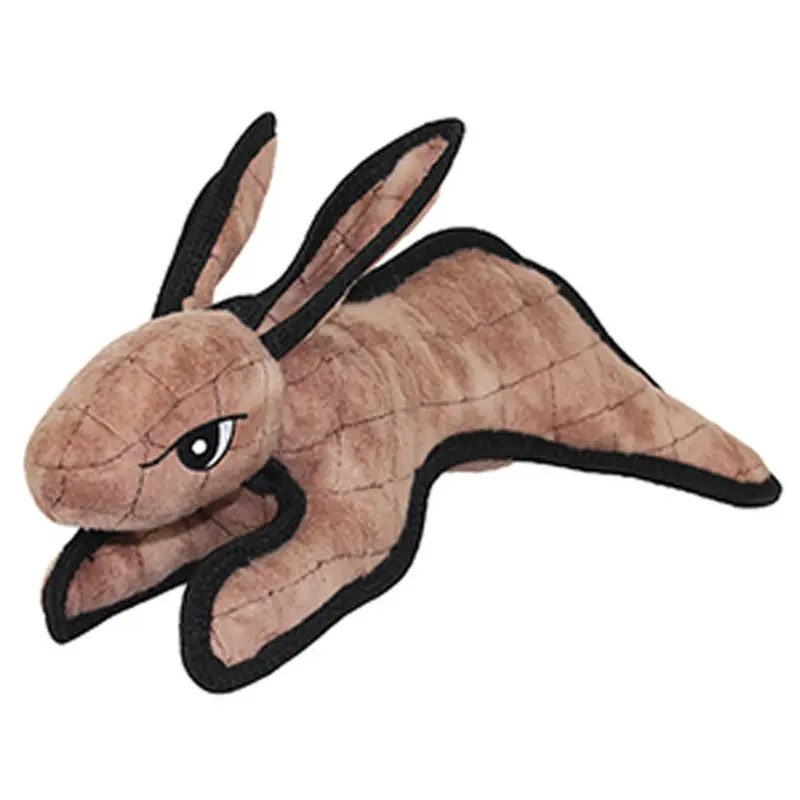 Tuffy Barnyard Series Dog Toy - Rutabaga the Brown Rabbit 