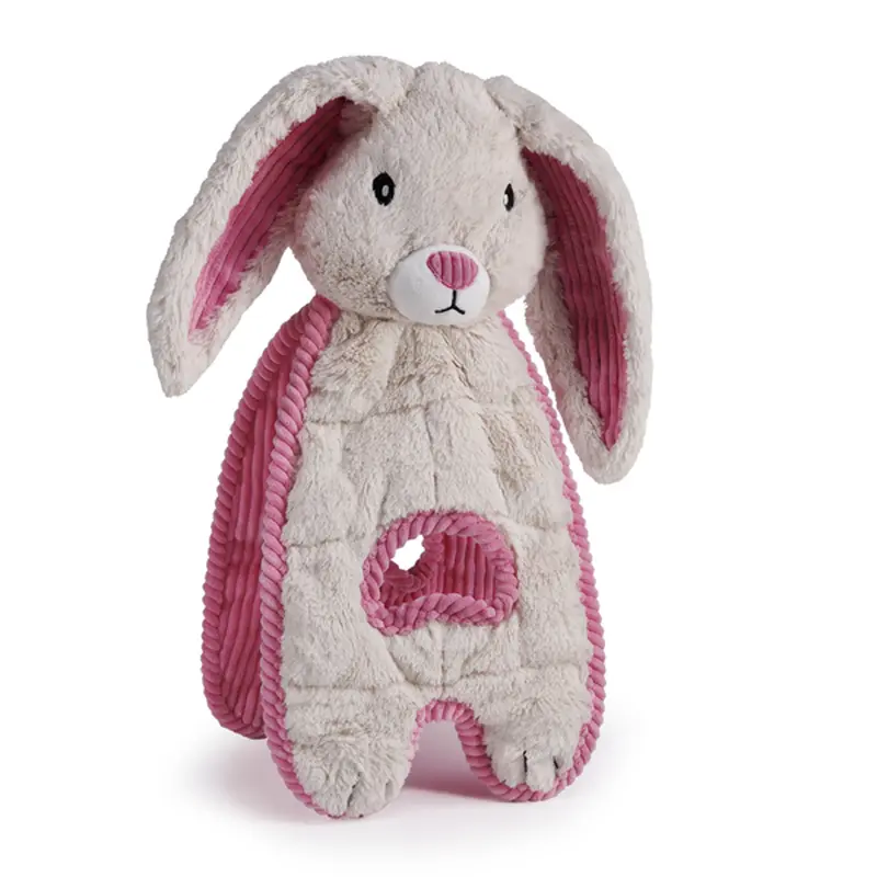 Charming Pet Cuddle Tugs Dog Toy - Blushing Bunny