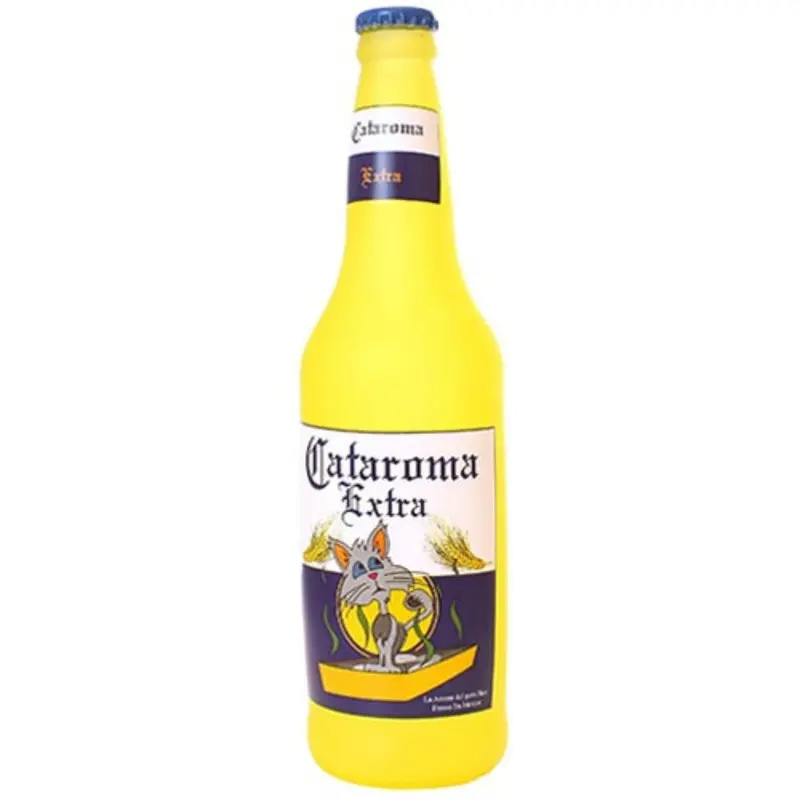 Silly Squeakers Beer Bottle Dog Toy - Cataroma Extra