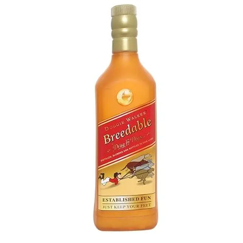 Silly Squeakers Liquor Bottle Dog Toy - Doggie Walker