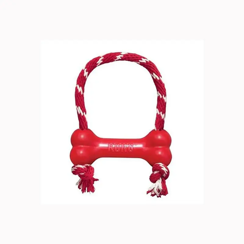 KONG Goodie Bone with Rope Dog Toy
