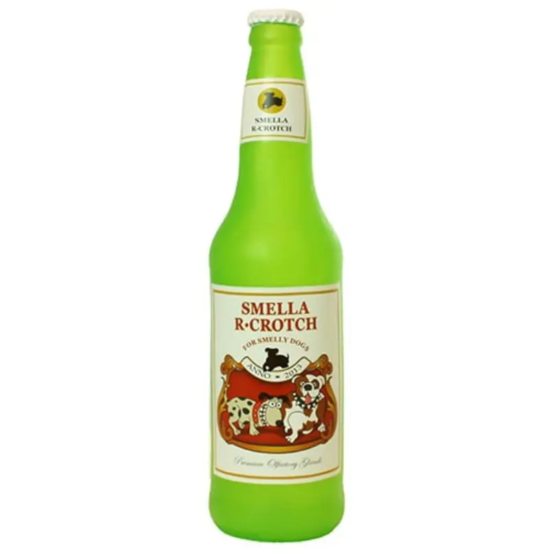 Silly Squeakers Beer Bottle Dog Toy - SmellaRCrotch