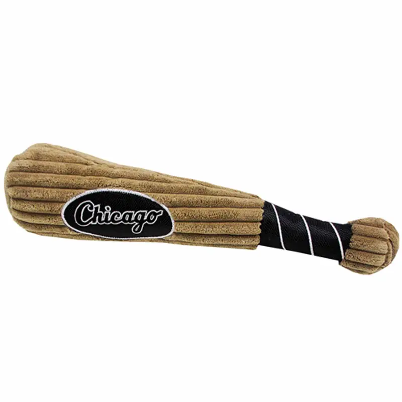 Chicago White Sox Plush Baseball Bat Dog Toy