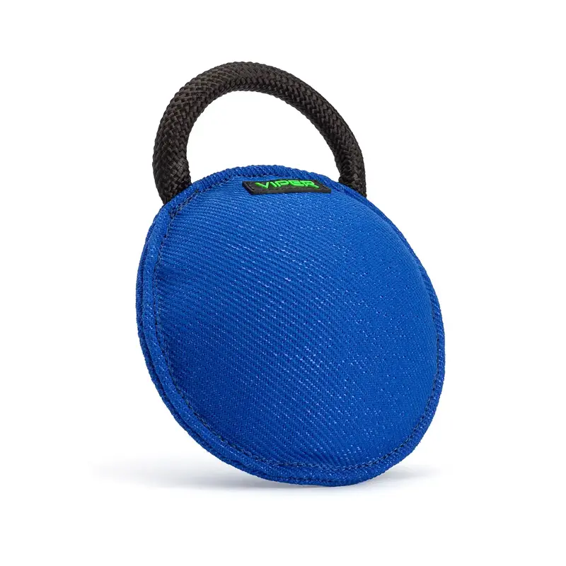 Viper Round Bite Pillow Dog Toy - French Linen