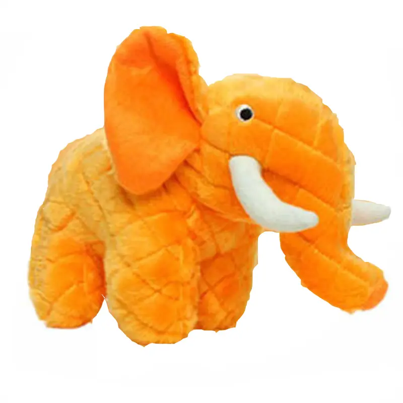 Mighty Safari Dog Toy - Ellie the Orange Elephant