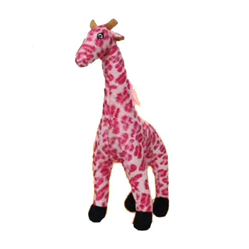 Mighty Safari Dog Toy - Gina the Pink Giraffe