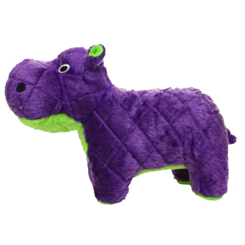 Mighty Safari Dog Toy - Herb the Purple Hippo