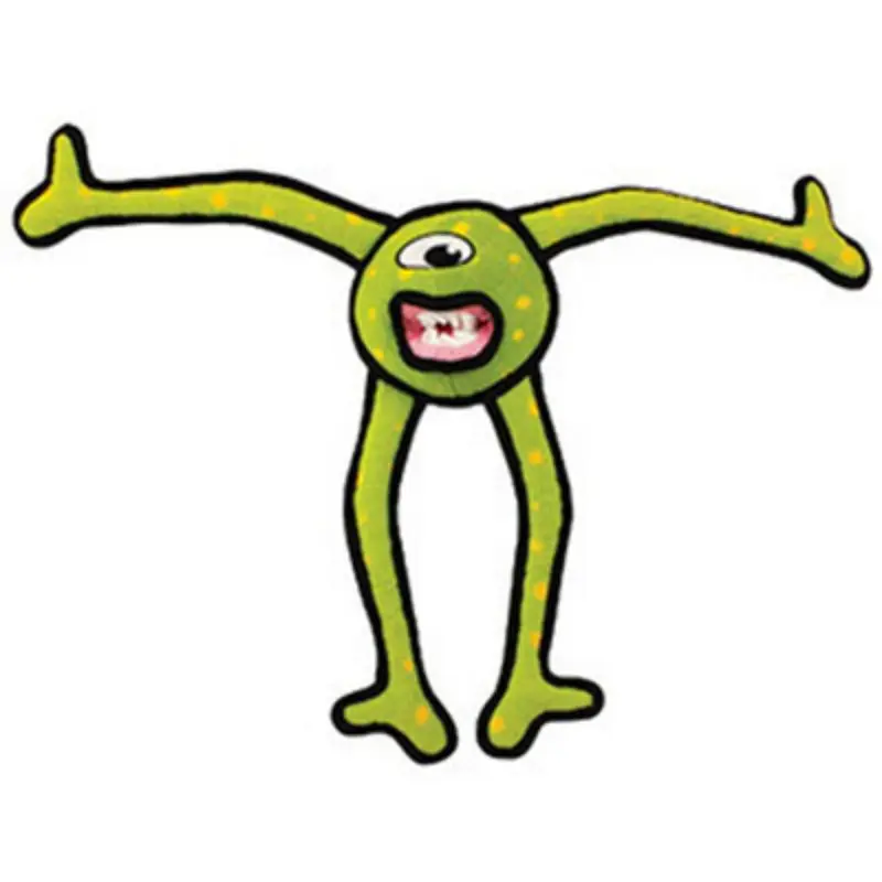 Tuffy Alien Series Dog Toy - Green Legs Ball