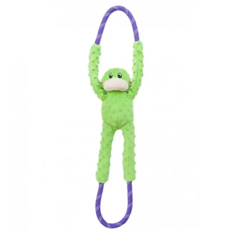 ZippyPaws Monkey RopeTugz Dog Toy - Green