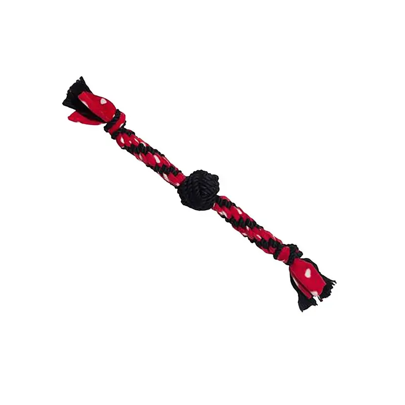 KONG Signature Rope Dual Knot with Ball Dog Toy
