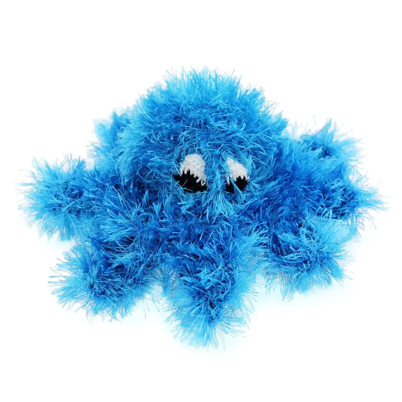 OoMaLoo Handmade Octopus Dog Toy - Blue
