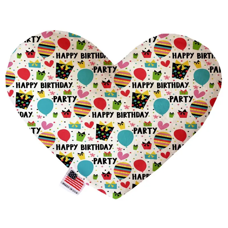 Heart Dog Toy - Happy Birthday