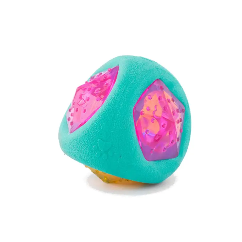 ZippyTuff LED Light Up Ball Dog Toy