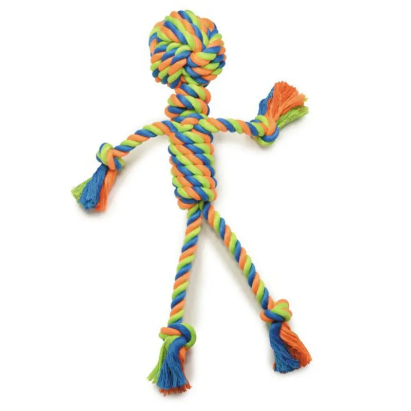 Grriggles Mighty Bright Rope Dog Toy - Rope Man