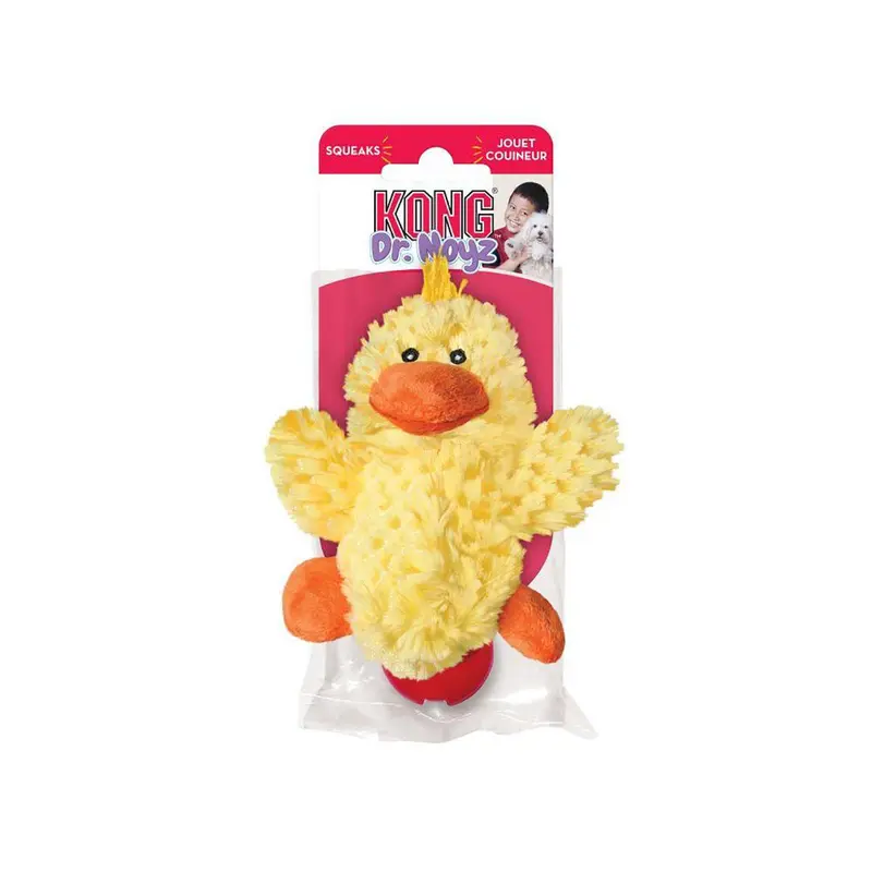 KONG Dr. Noyz Plush Duck Dog Toy 