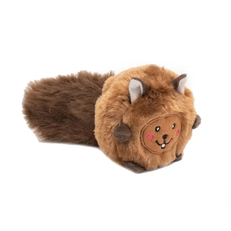 ZippyPaws Bushy Throw Dog Toy - Squirrel