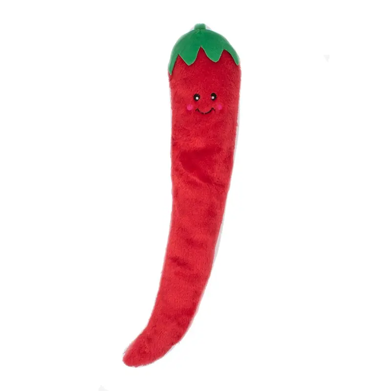 ZippyPaws Jigglerz Veggie Dog Toy - Pepper