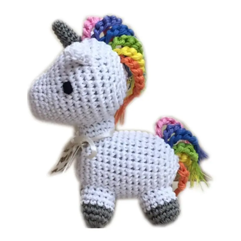 Knit Knacks Mystic the Magic Unicorn Organic Dog Toy