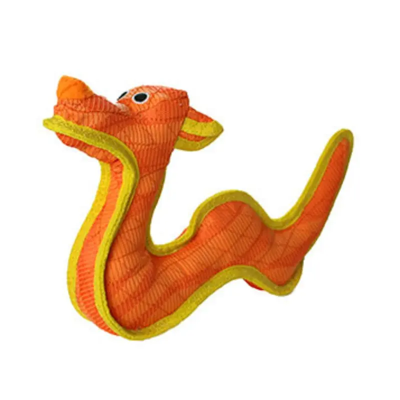 Duraforce Dragon Dog Toy - Orange