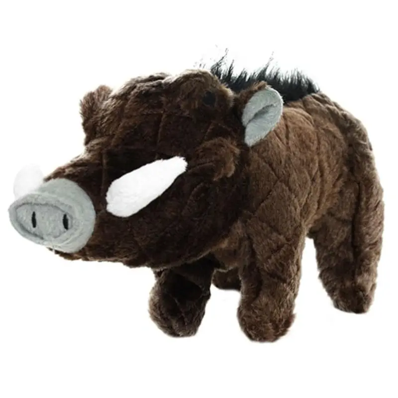 Mighty Safari Dog Toy - Warthog in Brown