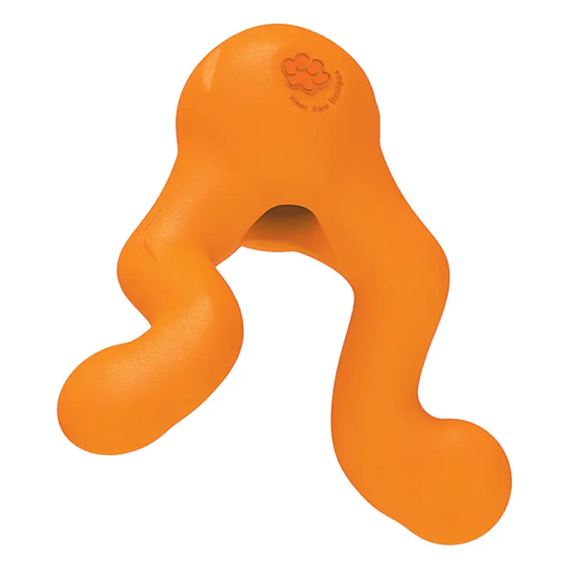 West Paw Tizzi Eco-Friendly Dog Toy - Tangerine