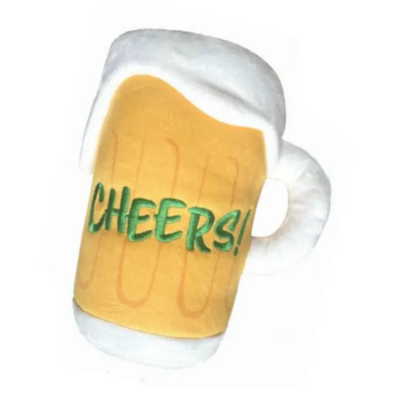 Huxley & Kent Power Plush Dog Toy - Cheers Mug