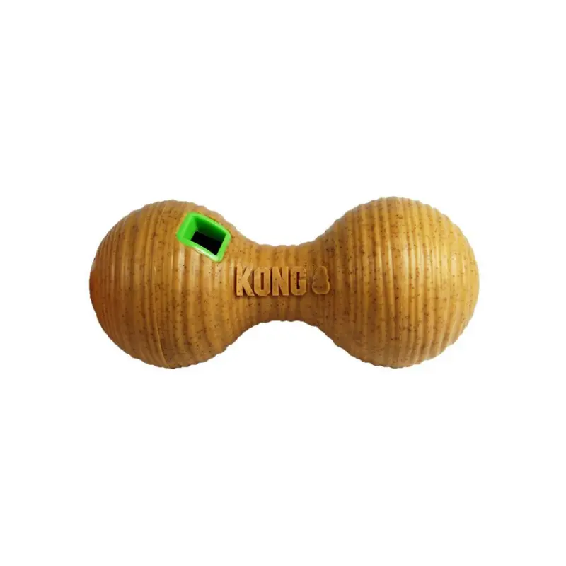 KONG Bamboo Dog Feeder Dumbbell