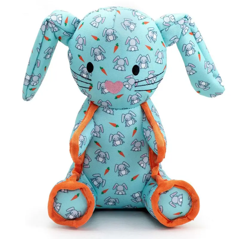 Worthy Dog Animal Bonded Mesh Dog Toy - Bunny