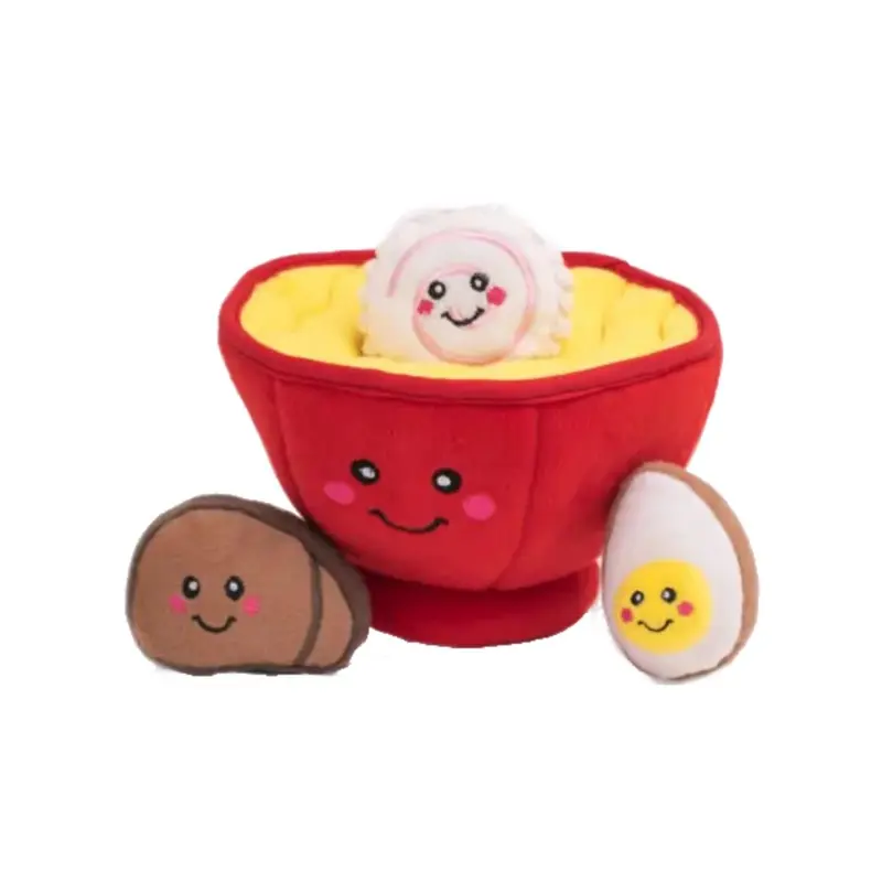ZippyPaws Burrow Dog Toy - Ramen Bowl