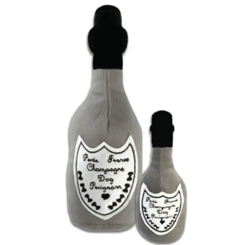 Haute Diggity Dog Perignonn Champagne Bottle Plush Dog Toy