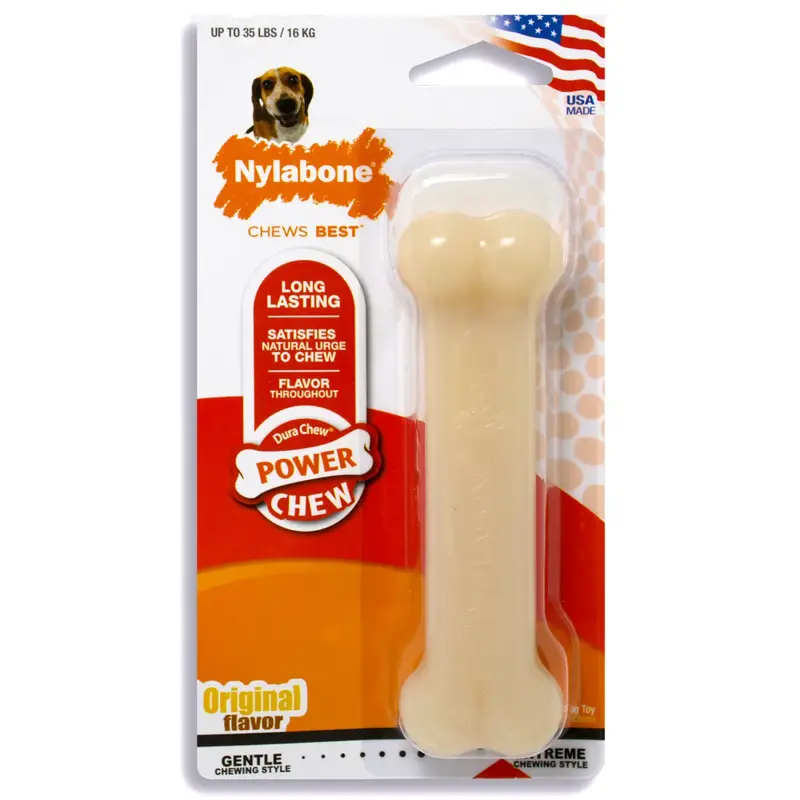 Nylabone Durable Original Flavor Dog Toy Bone