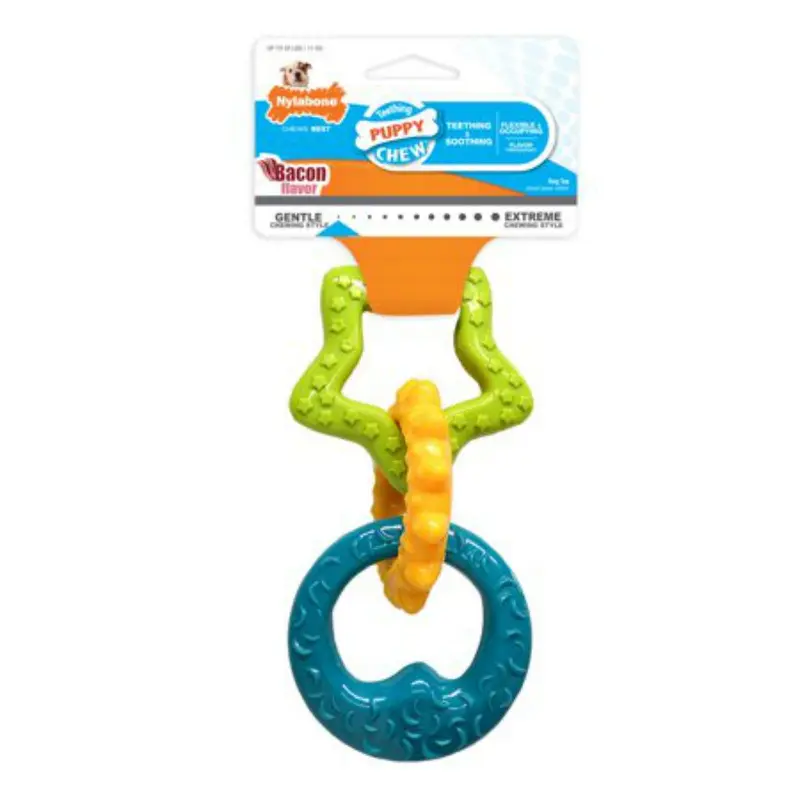 Nylabone Puppy Teething Rings Chew Dog Toy
