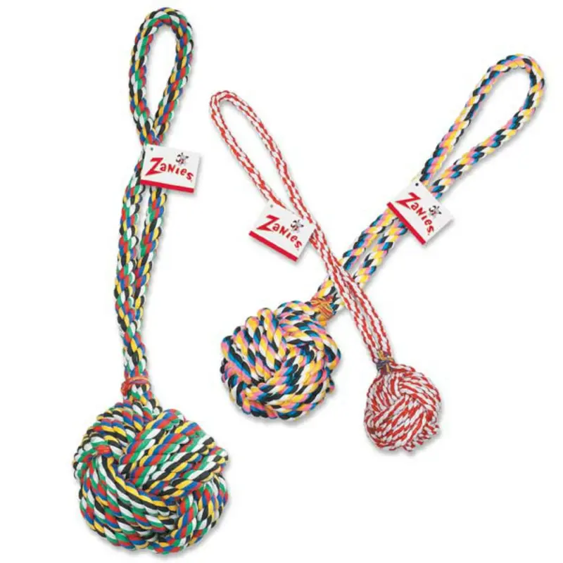 Zanies Monkeys Fist Knot Rope Dog Toy