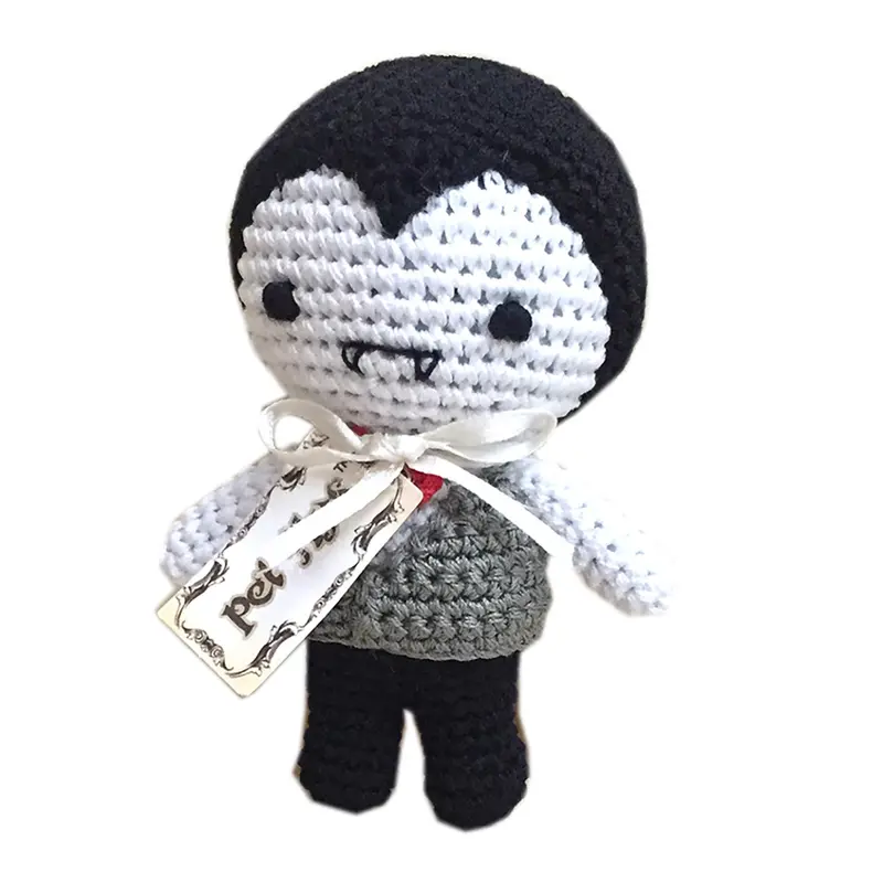 Knit Knacks Dracula Organic Dog Toy 