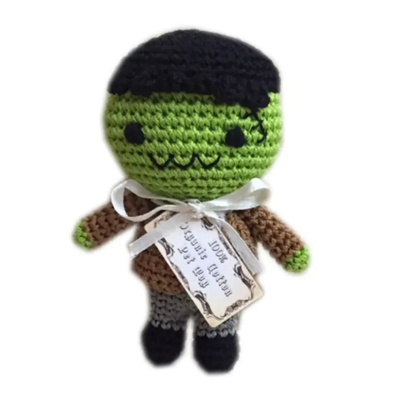 Knit Knacks Franky the Monster Organic Dog Toy