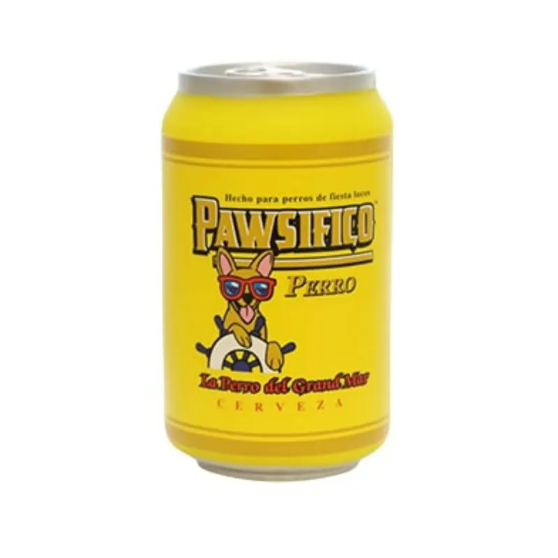 Silly Squeakers Beer Can Dog Toy - Pawsifico Perro
