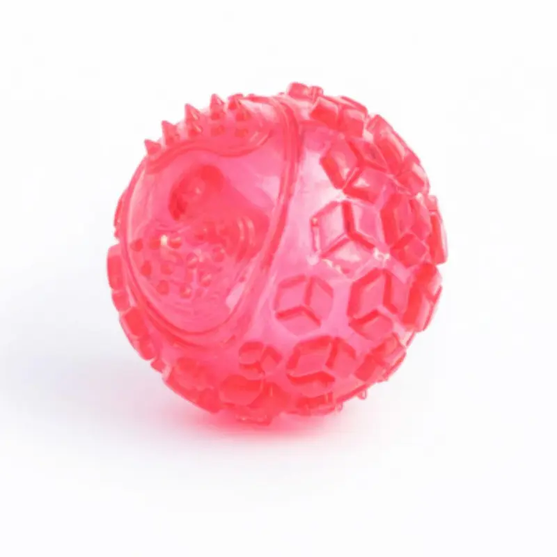 ZippyTuff Squeaker Ball Dog Toy - Pink