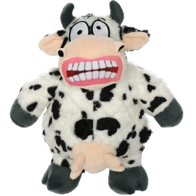 Mighty Angry Animals Dog Toy - Cow