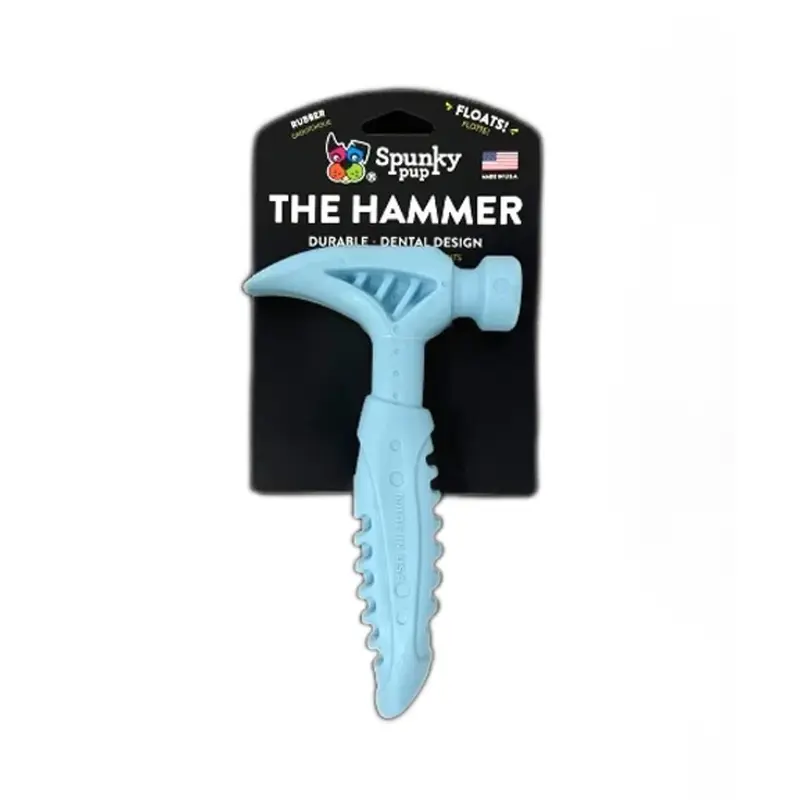 Spunky Pup Rubber Tool Dog Toy - The Hammer