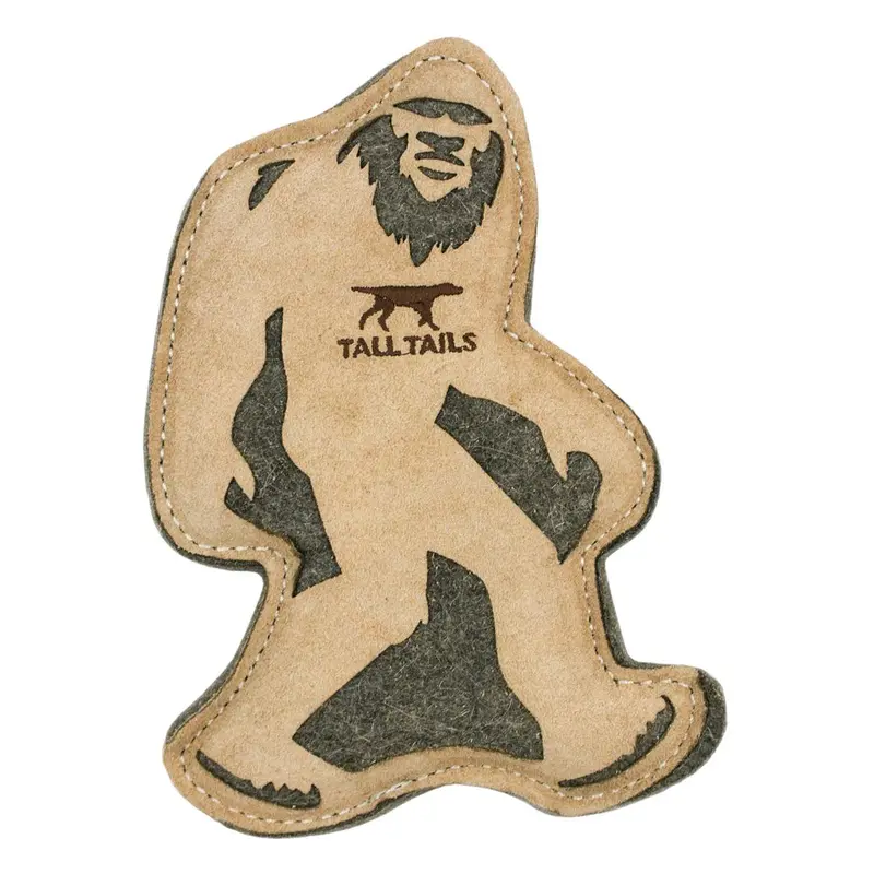 Tall Tails Natural Leather and Wool Big Jr. Dog Toy