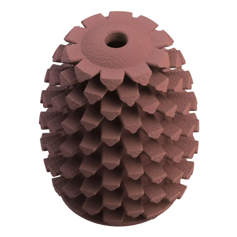 Tall Tails Natural Rubber Pinecone Dog Toy - 4"