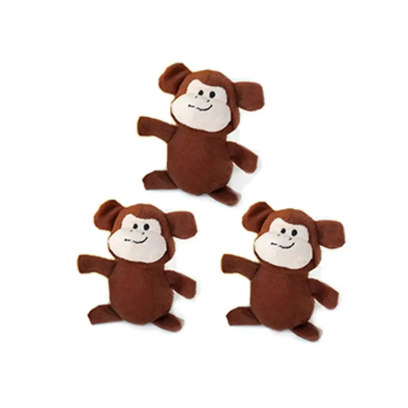 ZippyPaws Miniz Dog Toys - Monkeys
