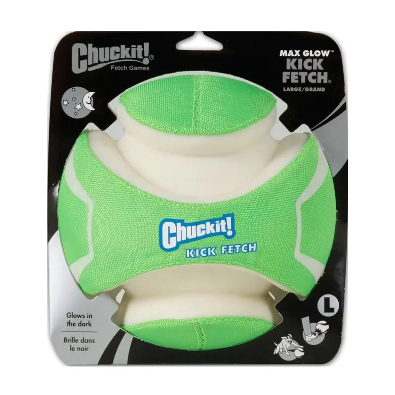 Chuckit! Kick Fetch Dog Toy - Max Glow