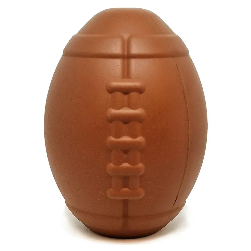 SodaPup Ultra Durable MKB Football Dog Toy - Brown