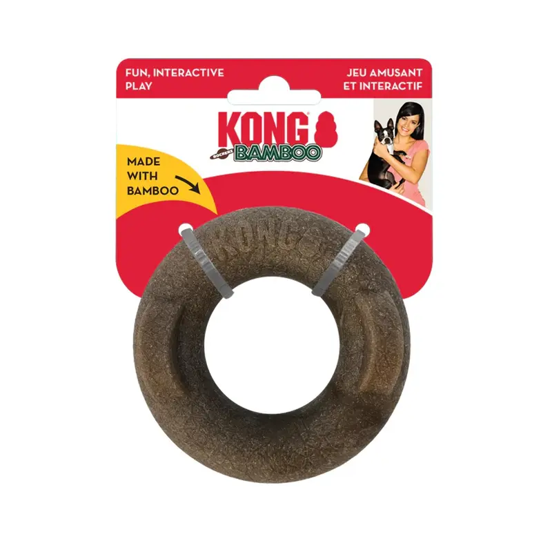 KONG Bamboo Rockerz Dog Toy - Ring