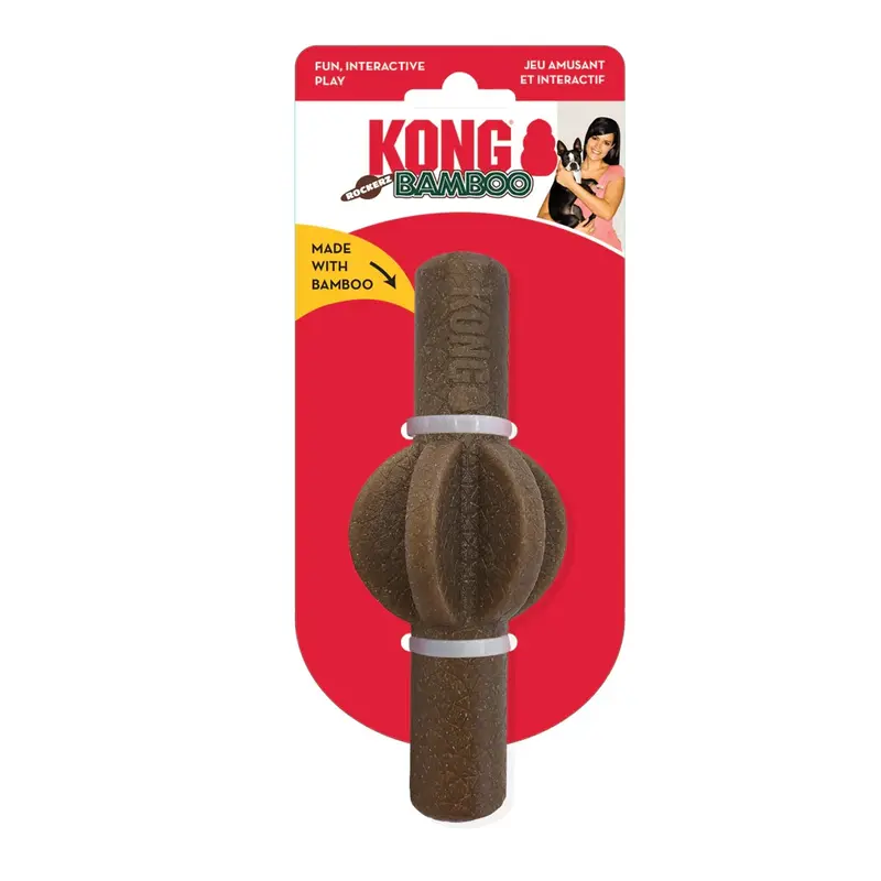 KONG Bamboo Rockerz Dog Toy - Stick